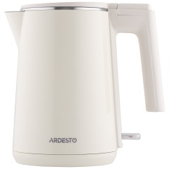 Електрочайник ARDESTO 1л, Strix, подвійні стінки, бежевий