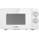 Микроволновая печь Gorenje, 20л, мех. управл., 800Вт, белый