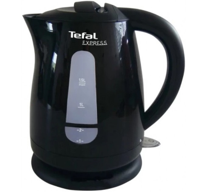 Электрочайник Tefal Express 1.5л, пластик, глянецевый черный