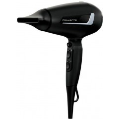 Фен Rowenta Pro Expert, 2100Вт, режимов-3, дифузор, иониз-я, хол. обдув, черный