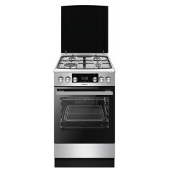 Плита Hansa комби, 65л, 50x60см, дисплей, конвекция, чугун, нерж