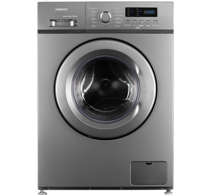 Стиральная машина ARDESTO фронтальная, 6кг, 1000, А++, 44см, дисплей, серый
