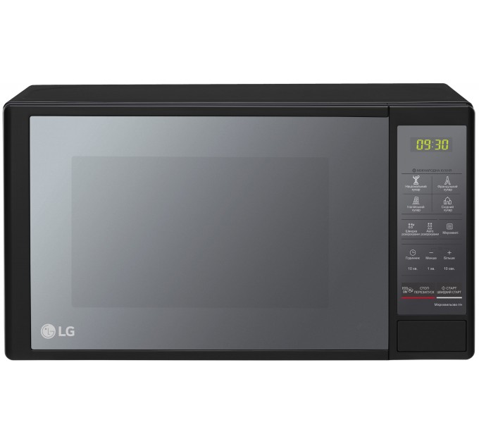 Микроволновая печь LG, 20л, электр. управл., 700Вт, дисплей, черный
