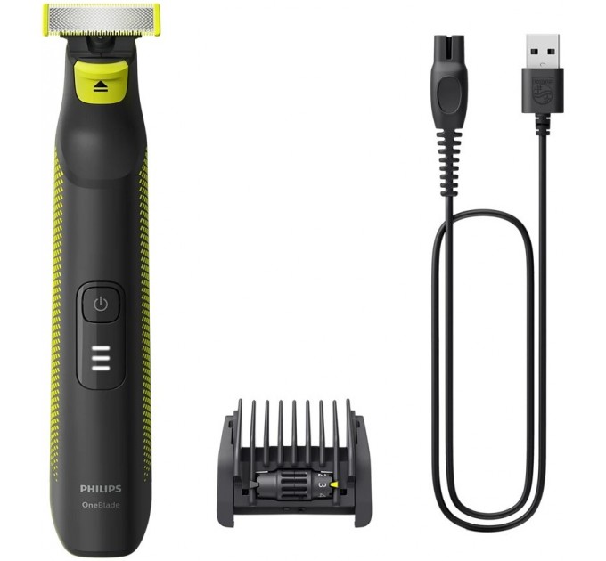 Бритва електр. Philips OneBlade Pro, Li-Ion, сух.+волог., індикатор заряду, чорний