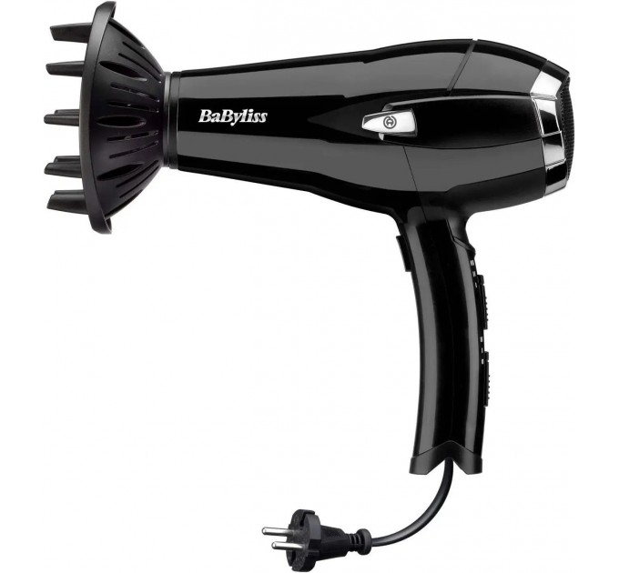 Фен Babyliss CordKeeper, 2000Вт, режимов-3иониз-я, хол. Обдув, смотка шнура, черный