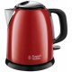 Електрочайник Russell Hobbs Colours Plus Mini 1л, метал, червоно-чорний