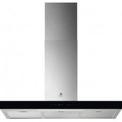 Electrolux hood chimney, 90cm, 730m.cub/h, Hob2hood, inox