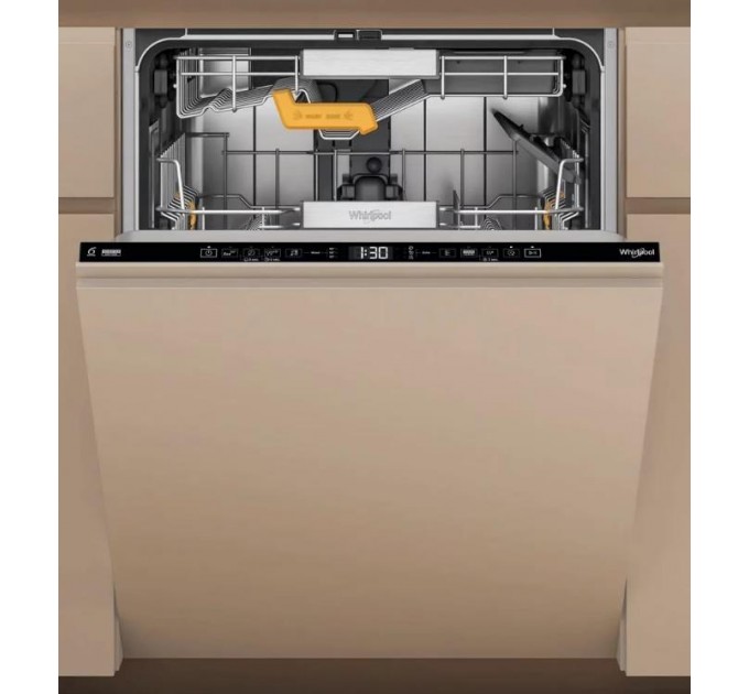 Посудомийна машина Whirlpool вбудована, 14компл., A+++, 60см, дисплей, 3й кошик, білий
