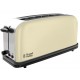 Тостер Russell Hobbs Classic 1100Вт, длинные слоты, металл, бежевый