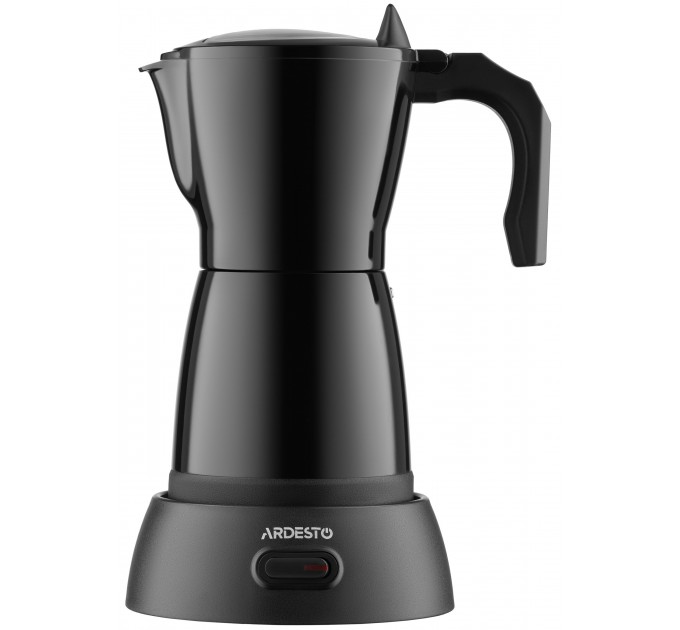 Кофеварка ARDESTO электрическая гейзерная 0.3л, молотый, черный