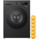 Стиральная машина LG фронтальная, 9кг, 1200, A+++, 55см, дисплей, пар, инвертор, черный