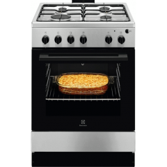 Плита Electrolux газовая, 59л, 60x60см, нерж