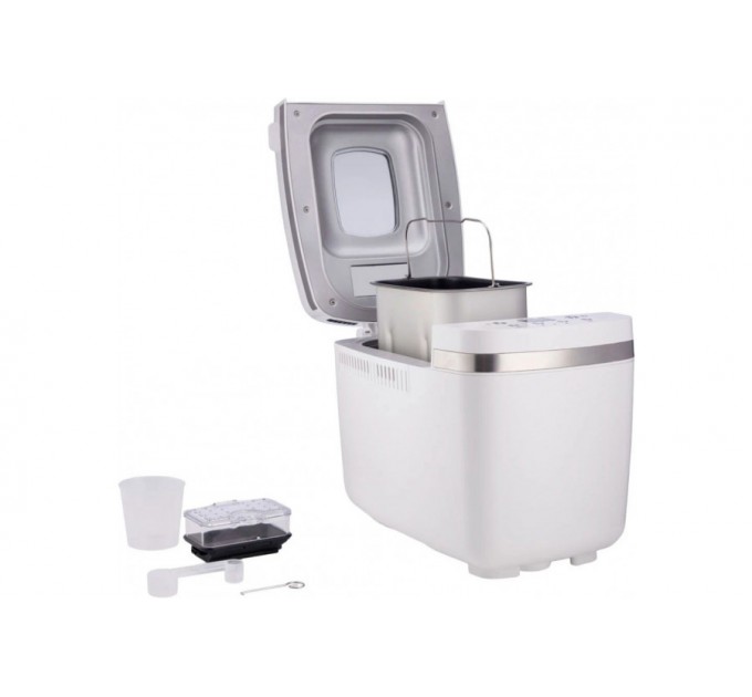 Хлебопечка Gorenje 750Вт, программ-14, макс.вес -1.350кг, форма прямоугольник, пластик, белый