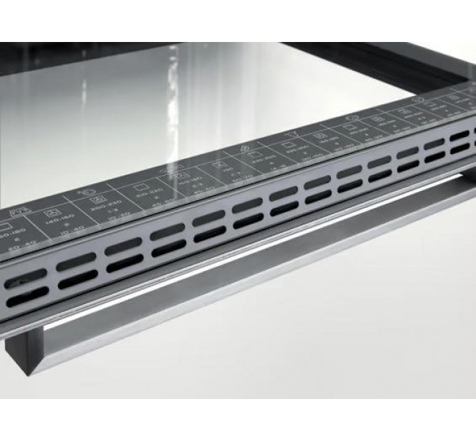 Плита Hansa электрическая стеклокерамическая, 65л, 50x60см, дисплей, конвекция, нерж