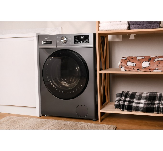 Стиральная машина ARDESTO фронтальная Black Mars, 6кг, 1200, А++, 45см, дисплей, пар, серый