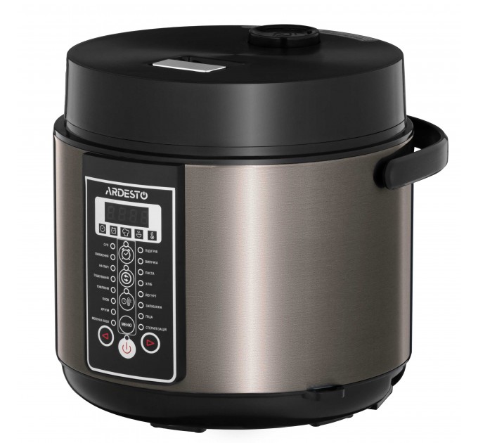 Мультиварка ARDESTO, 860Вт, чаша-5л, электр. управление, металл/пластик, бронзовый