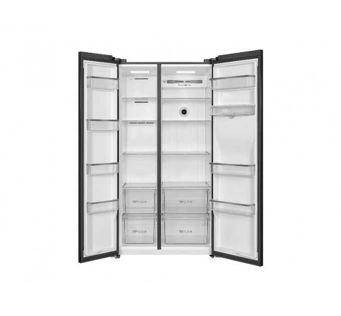 Холодильник TCL SBS, 177х92х74см, холод.отд.-396л, мороз.отд.-192л, 2дв., A++, NF, инв., диспл внешн., зона св-ти, диспенсер, нерж