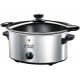 Медленноварка Russell Hobbs Cook&Home, 160Вт, чаша-3.5л, механическое управл., металл/пластик, черный