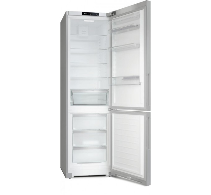 Холодильник Miele KFN 4395 DD Clean Steel с нижн. мороз., 201.5x60х65.4, холод.отд.-268л, мороз.отд.-103л, 2дв., А+, NF, нерж