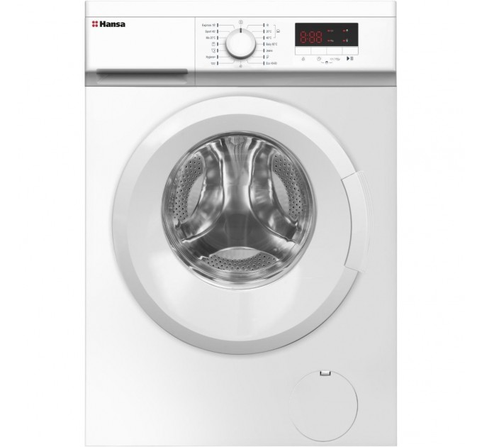 Пральна машина Hansa фронтальна, 8кг, 1400, A++, 57см, дисплей, білий