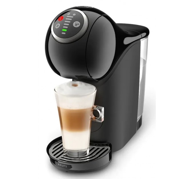 Кофеварка Krups капсульная Dolce Gusto Genio S Plus 1.2л, капсулы, сенсорное управление, черный