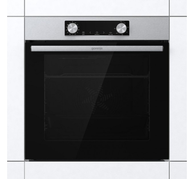 Комплект Gorenje (духовка электрическая BO6737E02XK + варочная поверхность газовая G642ABX), 743550, нерж.
