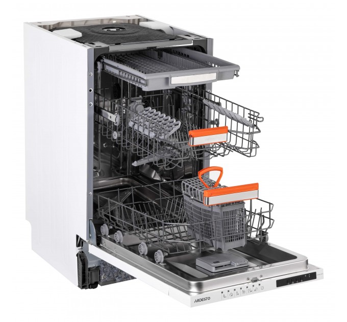Посудомийна машина ARDESTO вбудовувана, 10компл., А++, 45см, дисплей, 3й кошик, білий