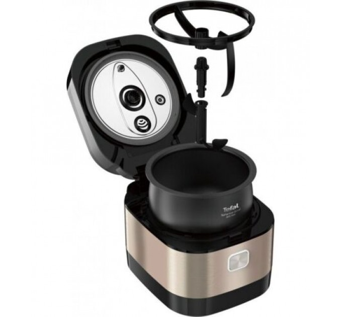 Мультиварка Tefal MultiCook&Stir, 1200Вт, чаша-5л, електронне керув., пластик, чорно-бронзовий