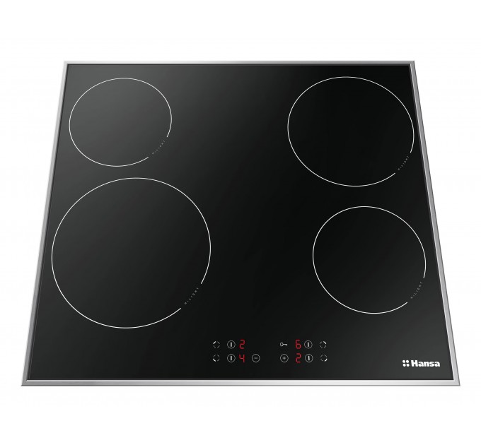 Варочная поверхность Hansa електрическая стеклокерамическая, 57,5см, черный