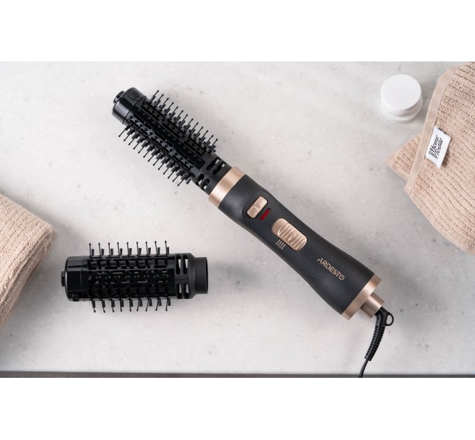 Фен-щетка ARDESTO Gemini, 1000Вт, режимов-2, черный