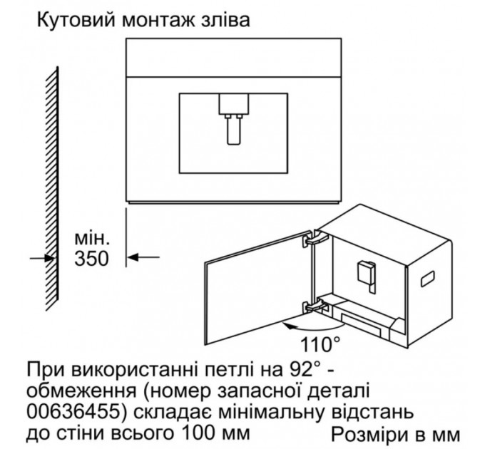 Кофемашина Siemens встраиваемая, 2.4л, зерно+мол., автомат.капуч, LED-дисплей, авторецептов -29, черный