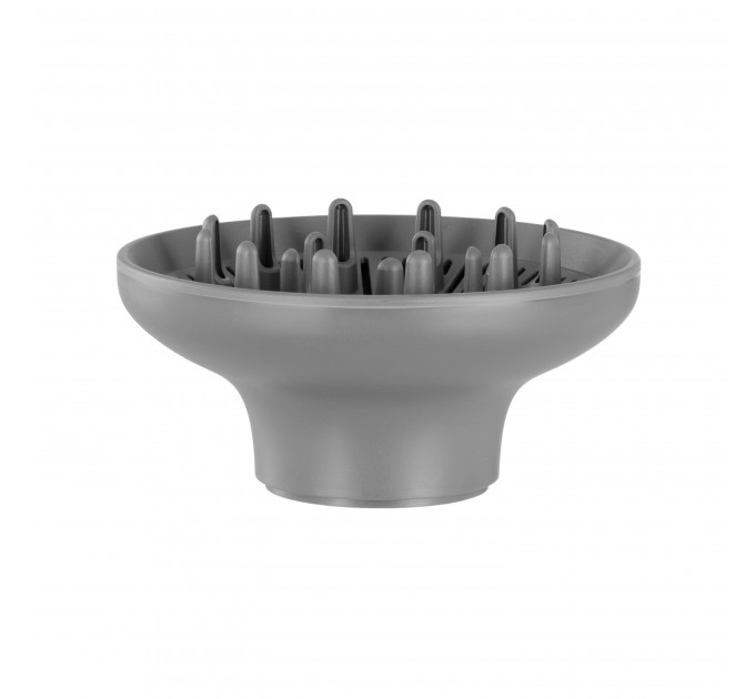 Фен ARDESTO Pink Touch, 1600Вт, 2 швидкості, 3темп.режими, іонізація, дифузор, магнітні насадки, сірий+рожевий