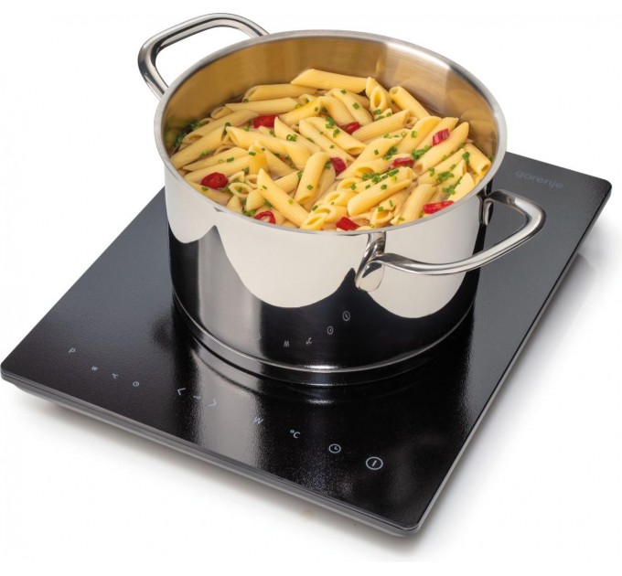 Плитка настольная Gorenje индукионная, комф. - 1 на 2кВт, управл. - сенсорное, таймер, черный