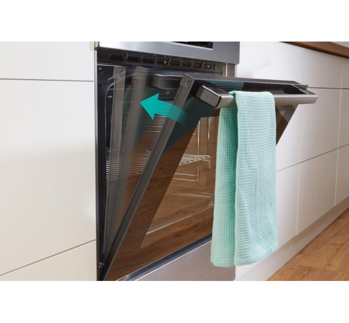 Плита Gorenje электрическая стеклокерамическая, 71л, 60x60см, дисплей, программатор, нерж