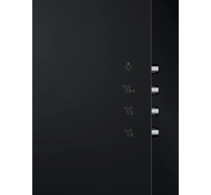 Витяжка Electrolux вертикальна, 60см, 600м куб год., чорний