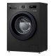 Стиральная машина LG фронтальная, 6.5кг, 1200, A+++, 44см, дисплей, пар, инвертор, черный
