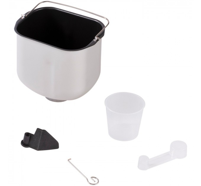 Хлебопечка Russell Hobbs 600Вт, программ-12, макс.вес -1кг, форма-прямоугольник, пластик, белый