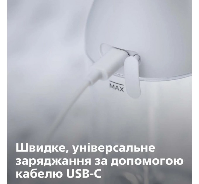 Іригатор Philips портативний Sonicare Cordless Power Flosser 3000, чаша 250 мл, чохол, 2 насадки , білий