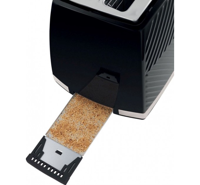 Russell Hobbs toaster GrooWe 2 Slice 850Вт, подогрев, разморозка, пластик, черный
