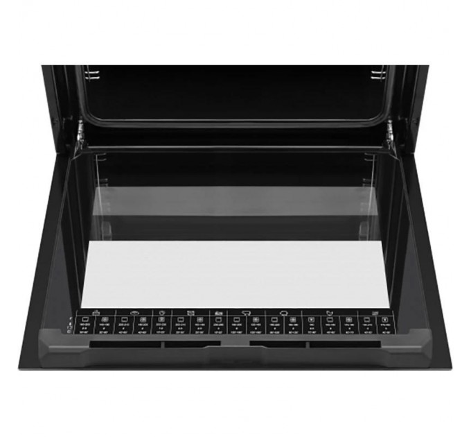 Плита Hansa комбинированная, 60х60см, 77л, чугун, газ контр., дисплей, белый