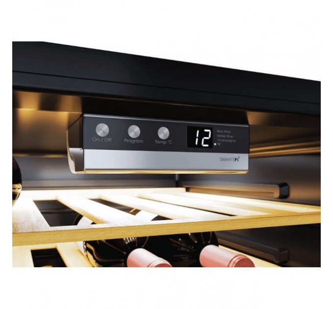 Холодильник Candy для вина, 84.5x49х55, холод.відд.-118л, зон - 1, бут-41, ST, дисплей, чорний