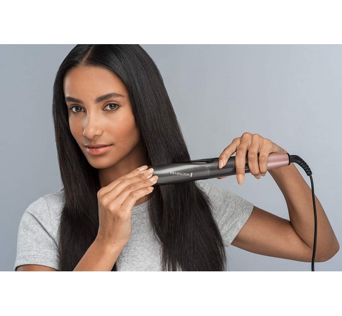 Випрямляч Remington Curl&Straight Confidence, 47Вт, темп.режимів-5, 150-230С, дисплей, кераміка, чорний