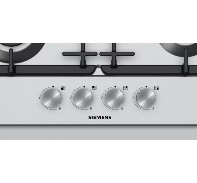 Варочная поверхность Siemens газовая, 60см, чугун, нерж