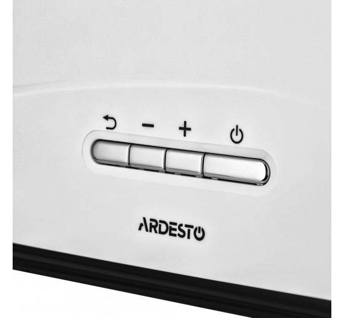 М'ясорубка ARDESTO, 1750Вт, 2кг/хв, 3 решітки, насадка для ковбас, кеббе, 4 терки, пластик, біло-сріблястий