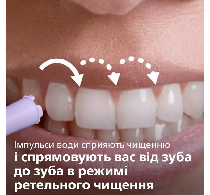 Іригатор Philips портативний Sonicare Cordless Power Flosser 3000, чаша 250 мл, чохол, 2 насадки , білий
