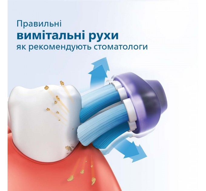 Щетка зубная электр. Philips Sonicare 2100 Series, 31т. колеб/мин, насадок-1, белый