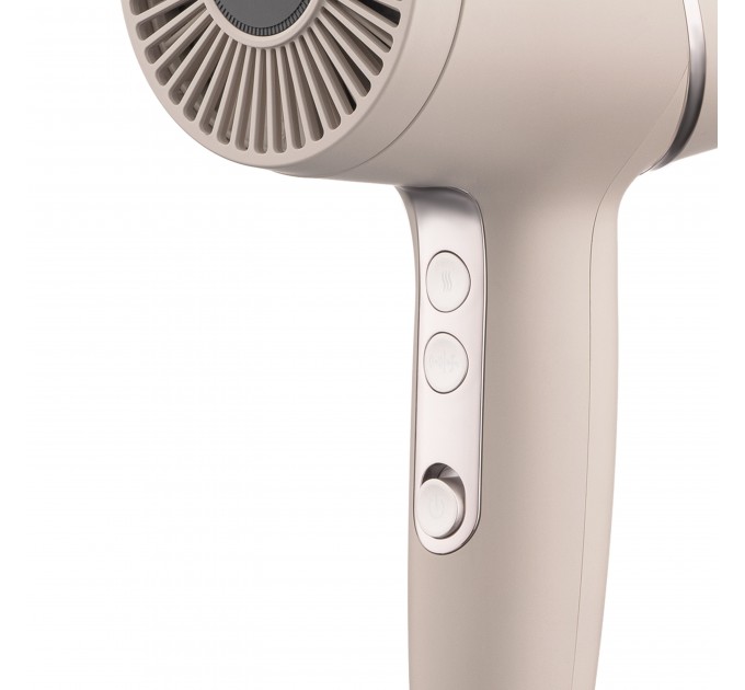 Фен ARDESTO Pearl Cream HD-Y700PERL, 1750-2100Вт, 3 скорости, 3 темп.режима, бежевый