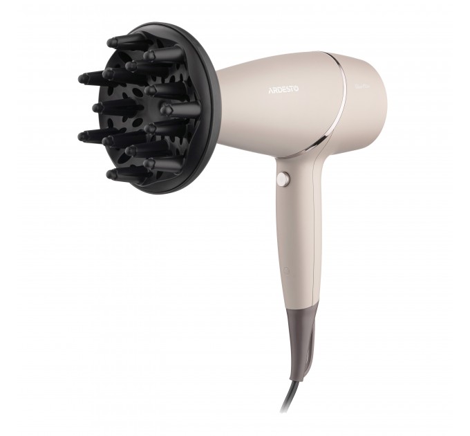 Фен ARDESTO Pearl Cream HD-Y700PERL, 1750-2100Вт, 3 скорости, 3 темп.режима, бежевый
