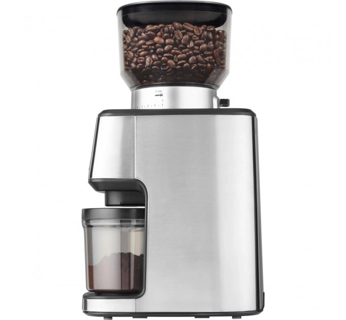 Кавомолка Catler жорнова, 180Вт, об'єм зерен-250г, 31 ступ.помолу, метал, сріблястий