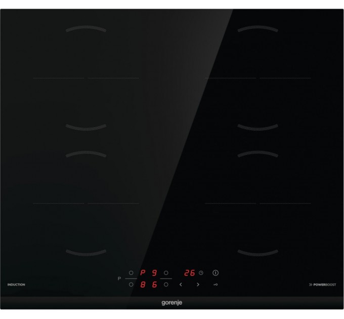 Варочная поверхность Gorenje индукционная, 60см, PowerBoost, TouchControl, черный
